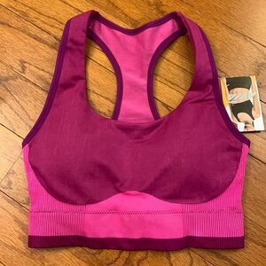 Avia Sports Bra Size Medium Purple and pink NWT